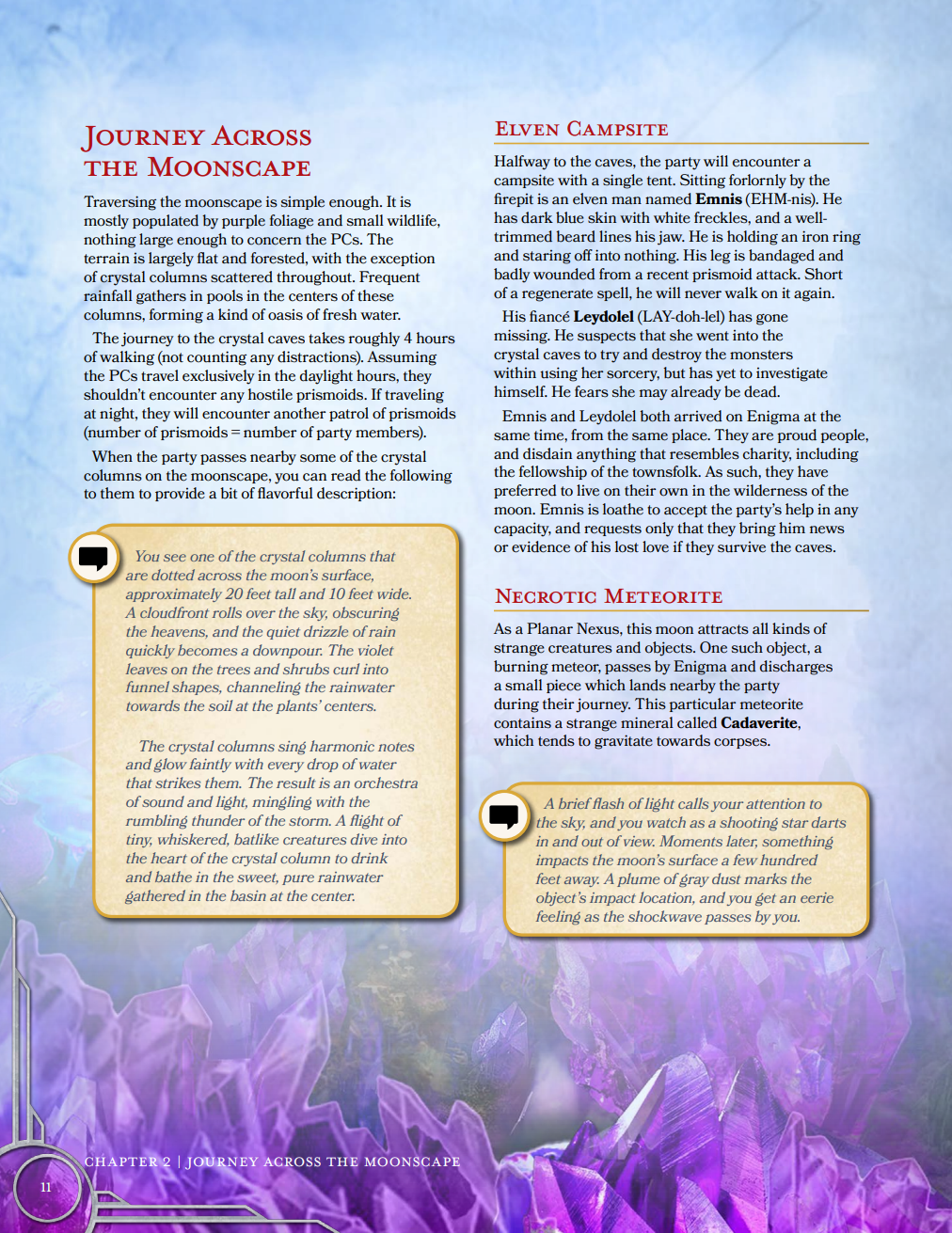 Escape From The Crystal Moon